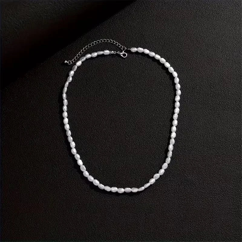 Barokke ketting met imitatie parels