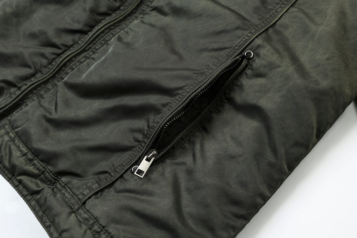 Bomberjack met mandarin collar