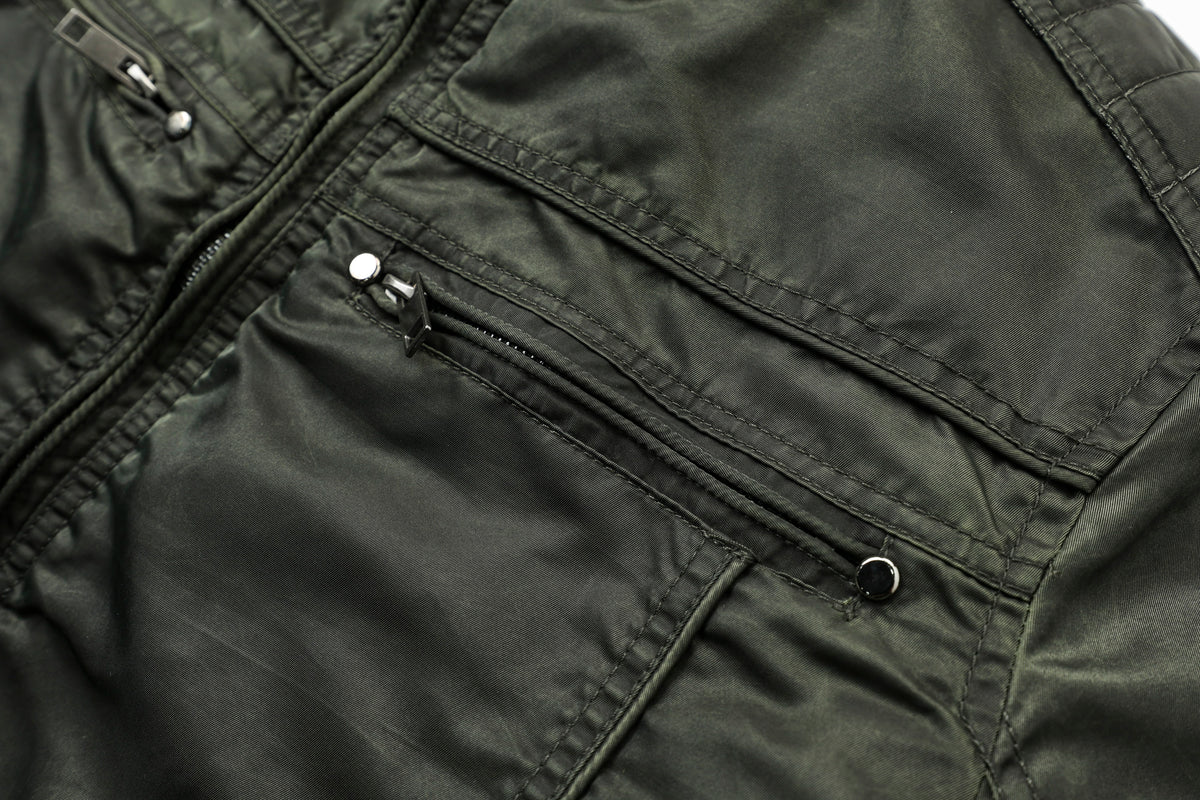 Bomberjack met mandarin collar
