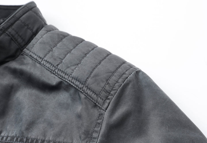 Bomberjack met mandarin collar
