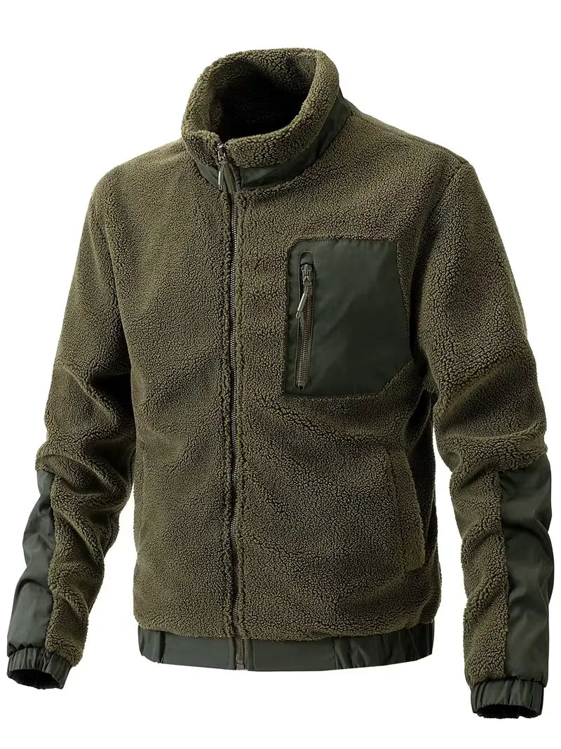 Bomberjack met fleece materiaal