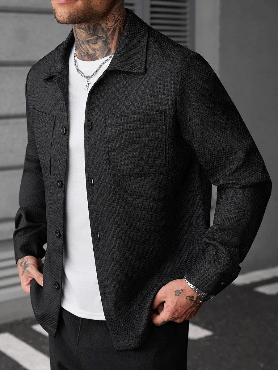 Overshirt met borstzak