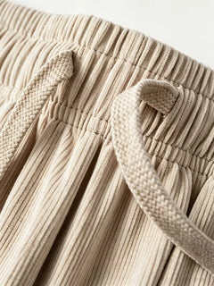 Lounge set met corduroy jacket