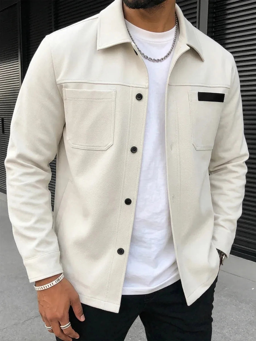 Overshirt met borstzak