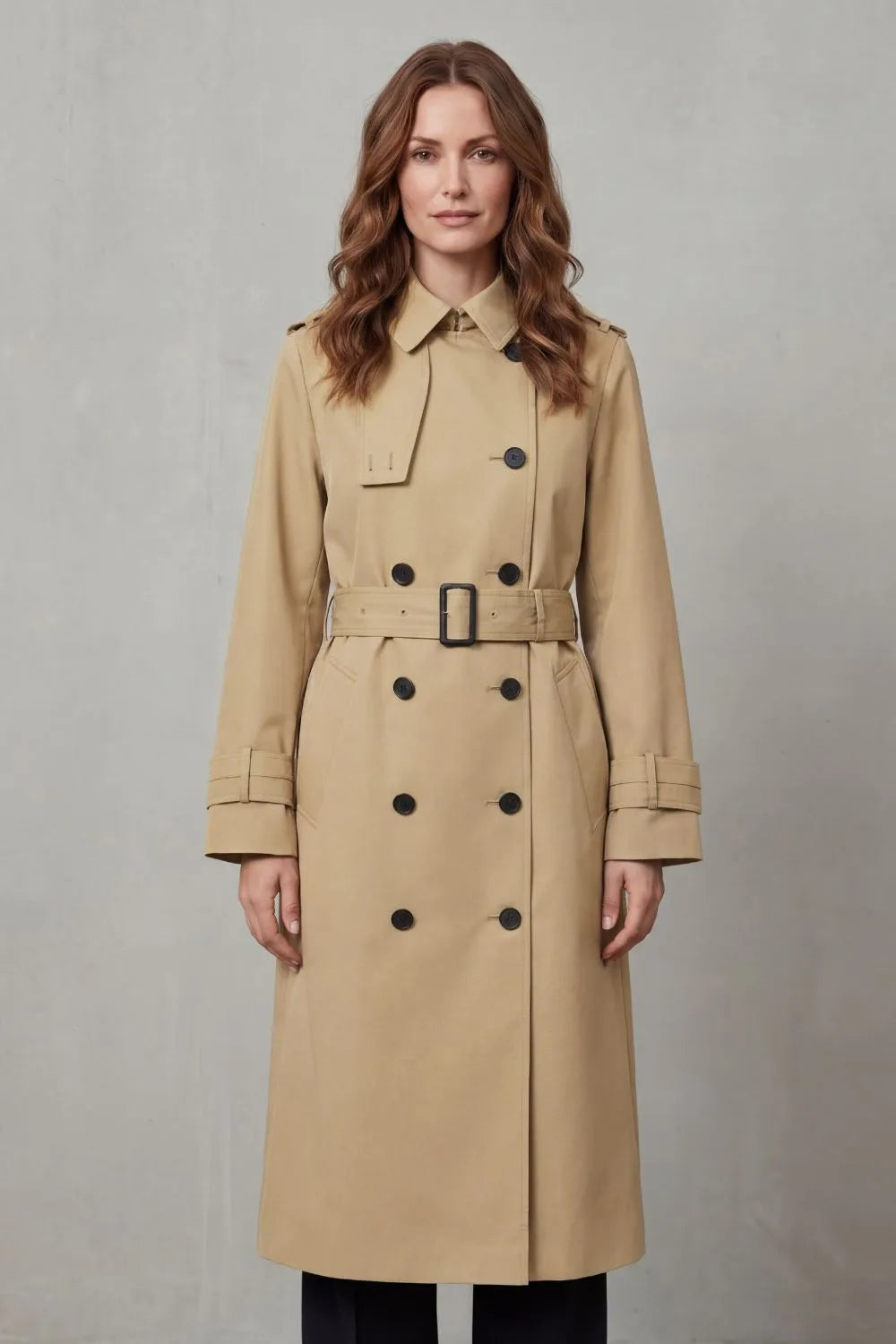 Trench coat met ceintuur