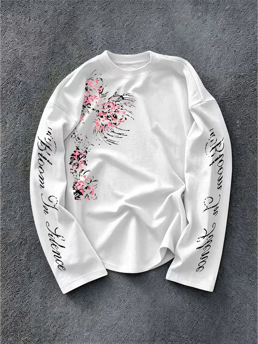 Longsleeve met floral pattern