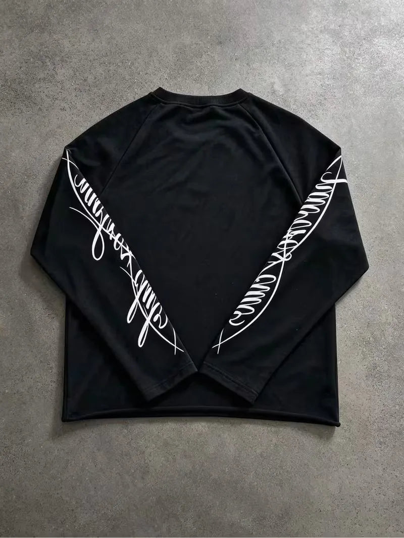 Longsleeve T-shirt met contrast