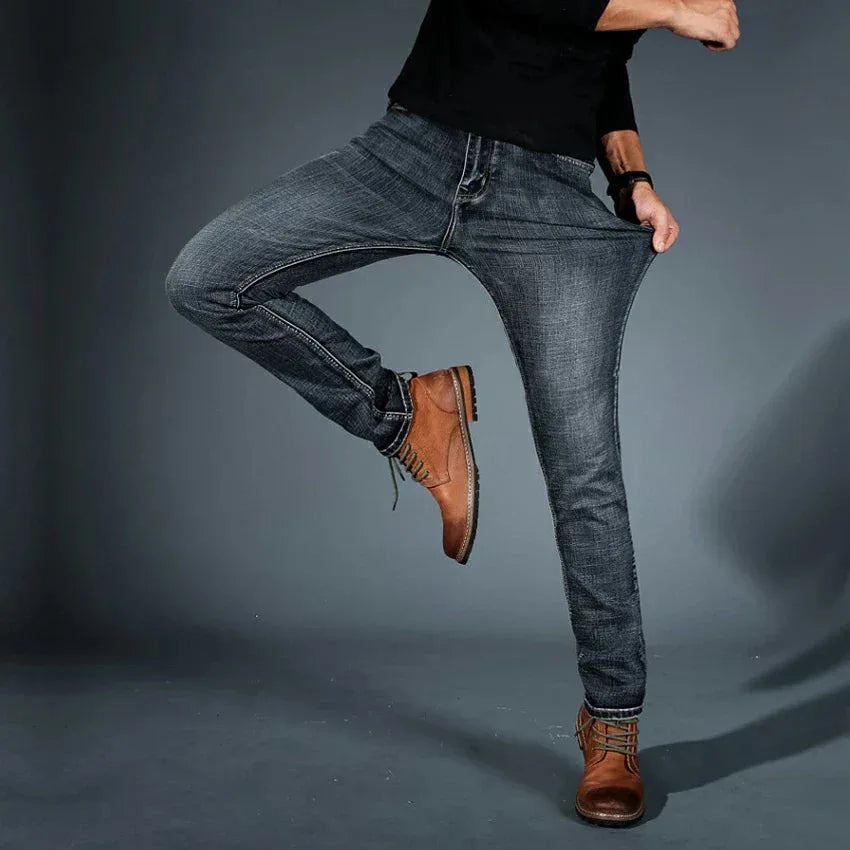 Slim fit jeans met stretch denim