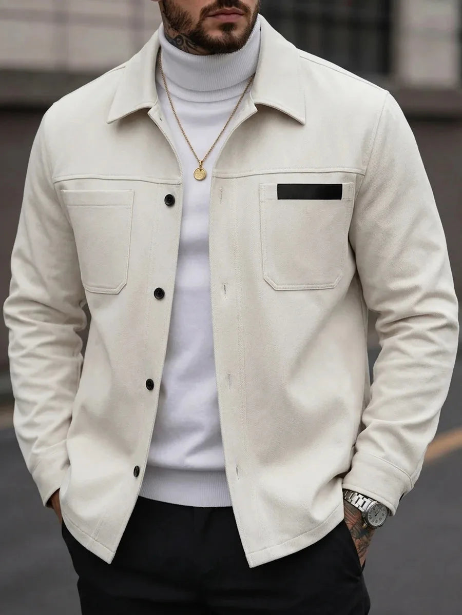 Overshirt met borstzak