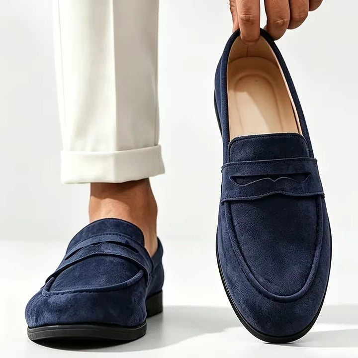 Heren loafers met penny style