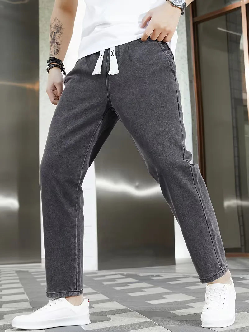 Joggers met elastische tailleband