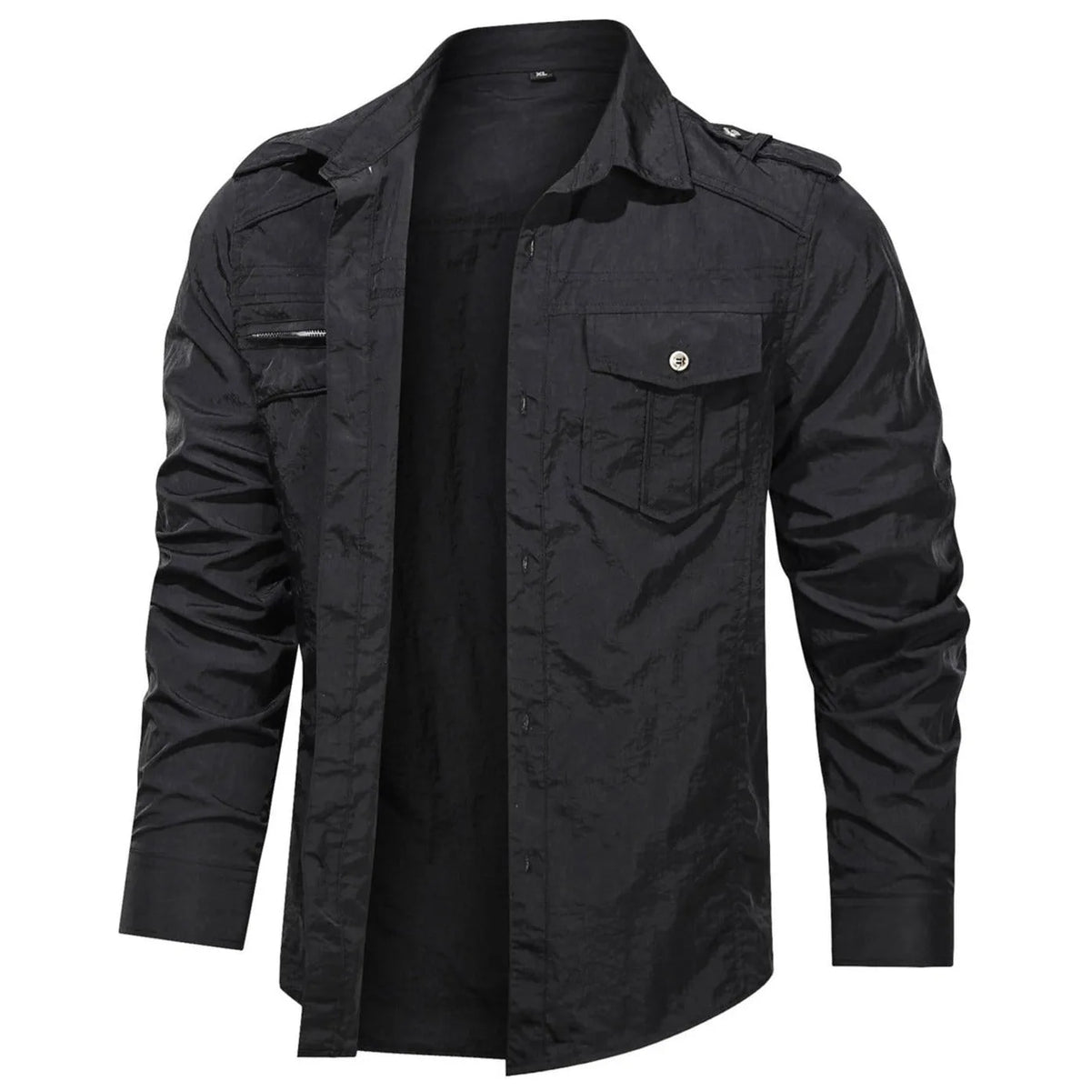 Casual overhemd met mandarin collar