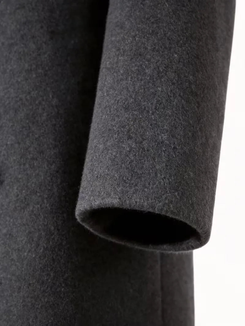 Trenchcoat met lapel collar