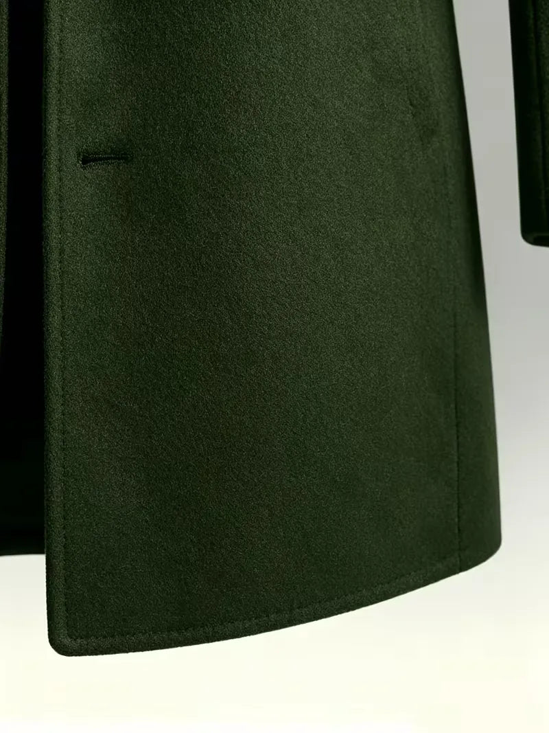 Trenchcoat met lapel collar