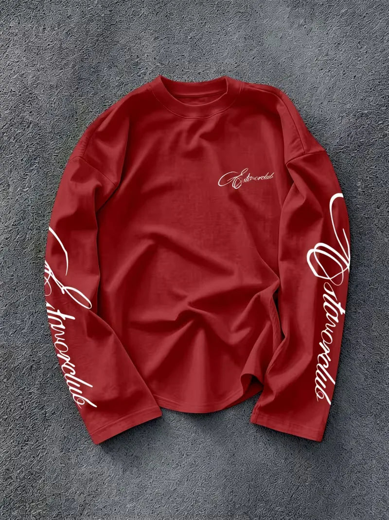 Longsleeve met crew neckline