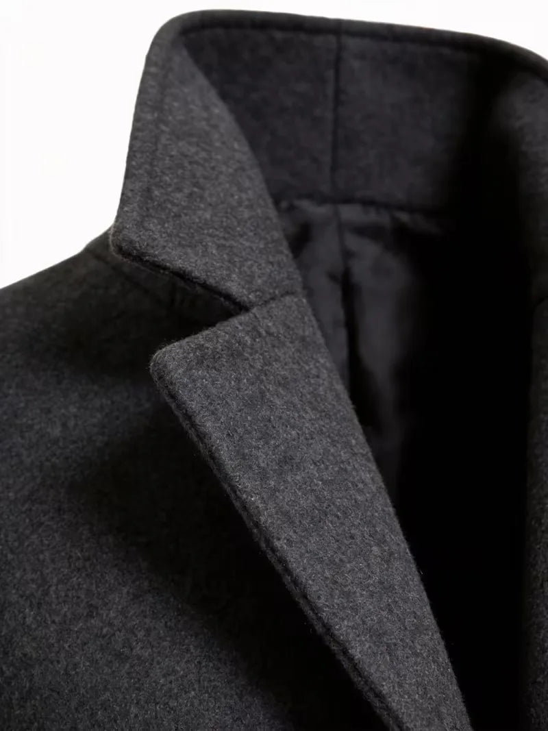 Trenchcoat met lapel collar