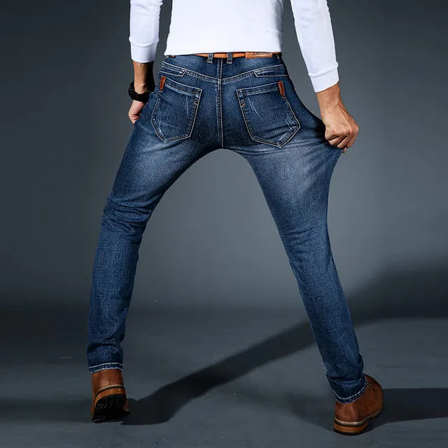 Slim fit jeans met stretch denim