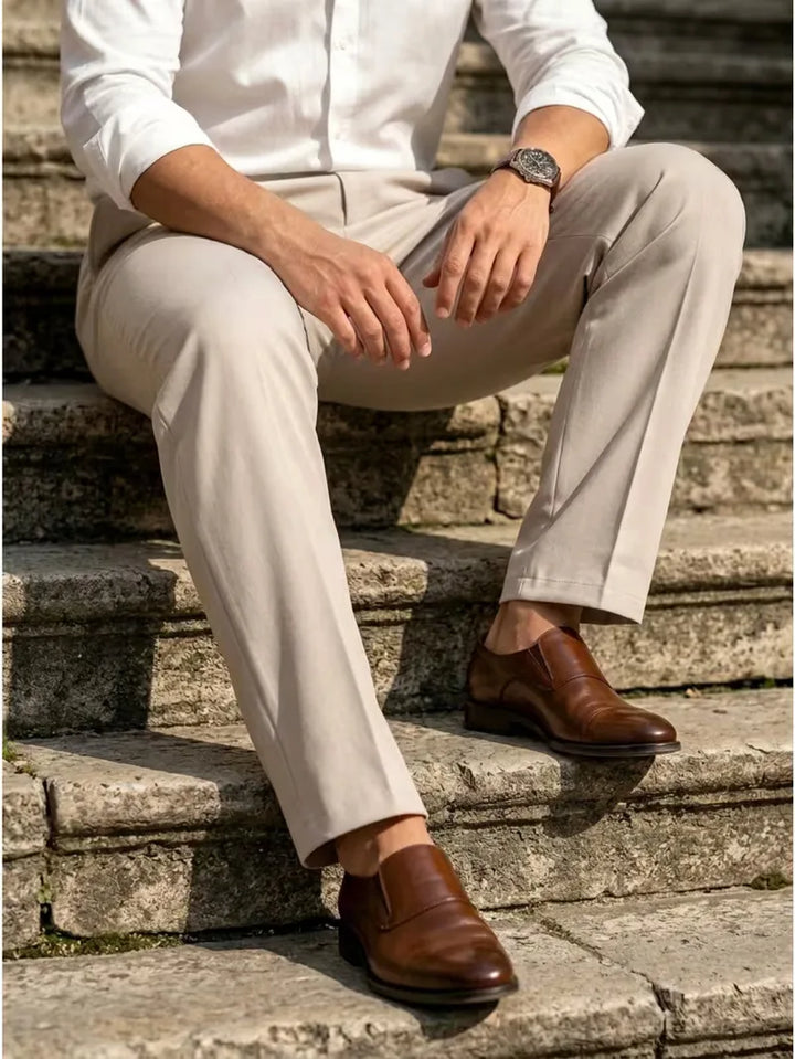 Pantalons met rechte pijpen