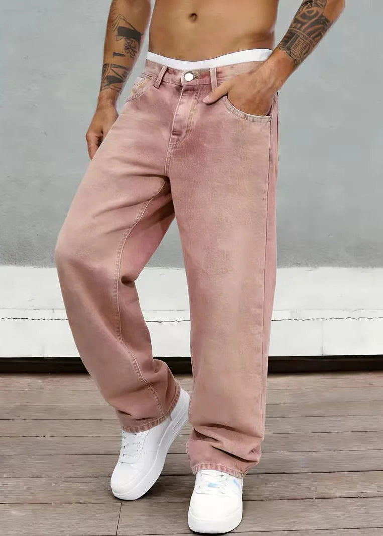 Straight jeans met vijf-pocket design