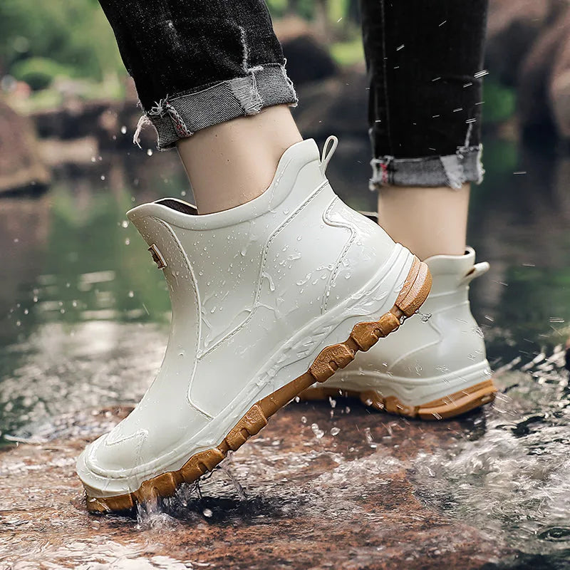 Enkellaarzen met slip-on design