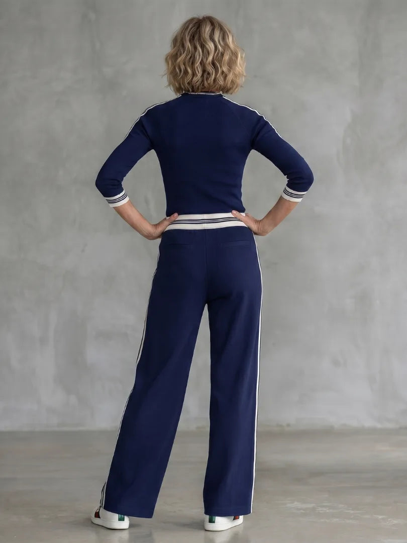 Set met lange mouwen en wijde broek