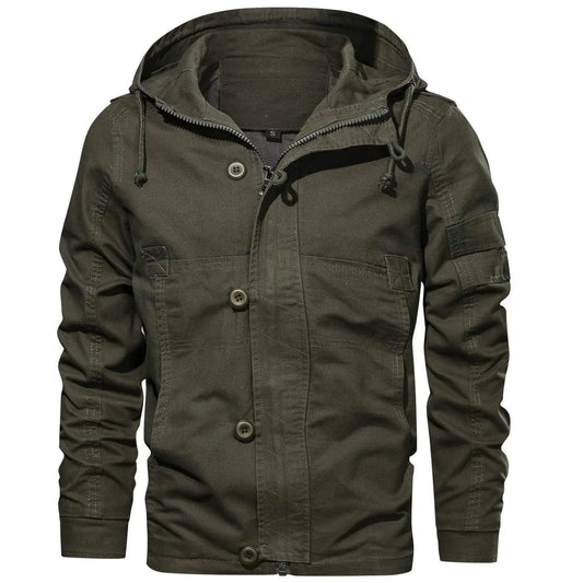 Parka met capuchon en meerdere zakken