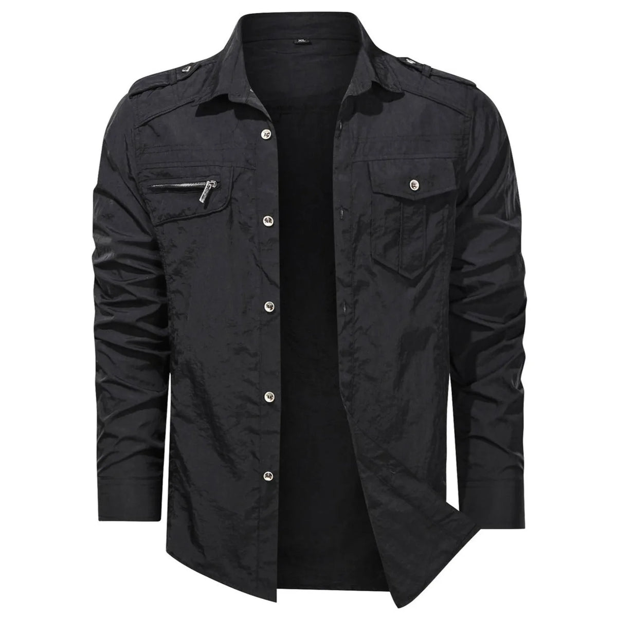 Casual overhemd met mandarin collar