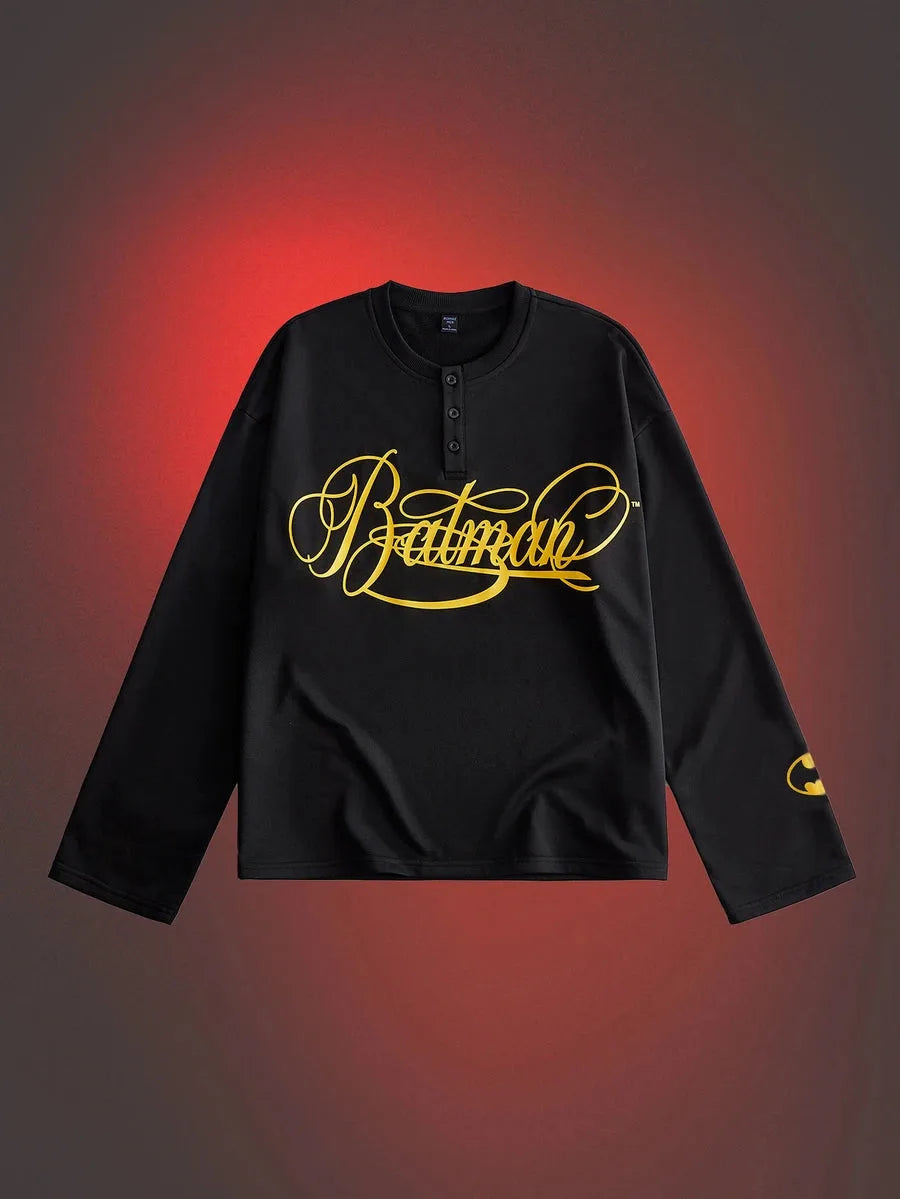 Longsleeve met Batman print
