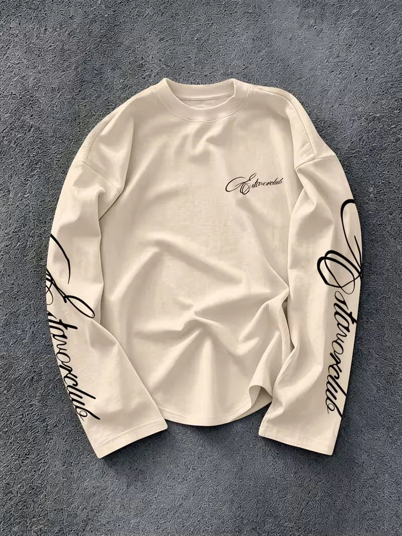 Longsleeve met crew neckline