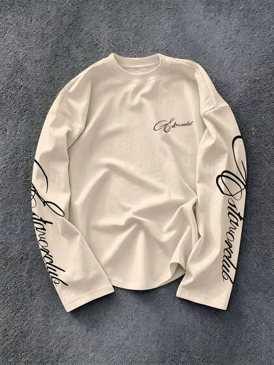 Longsleeve met crew neckline