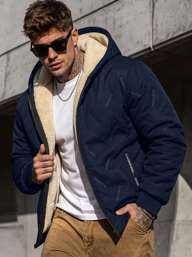 Puffer jacket met capuchon