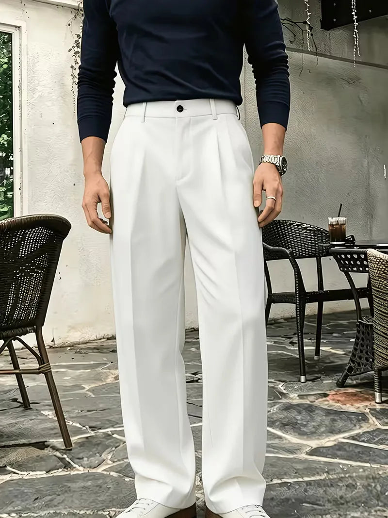 Pantalons met wijde fit