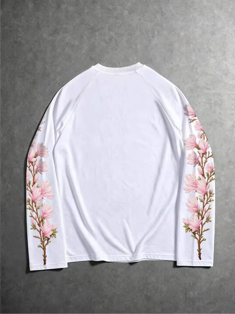 Longsleeve T-shirt met contrast