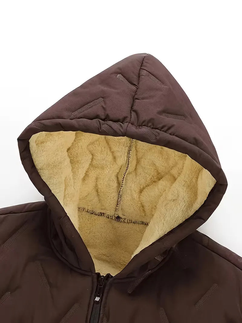 Puffer jacket met capuchon