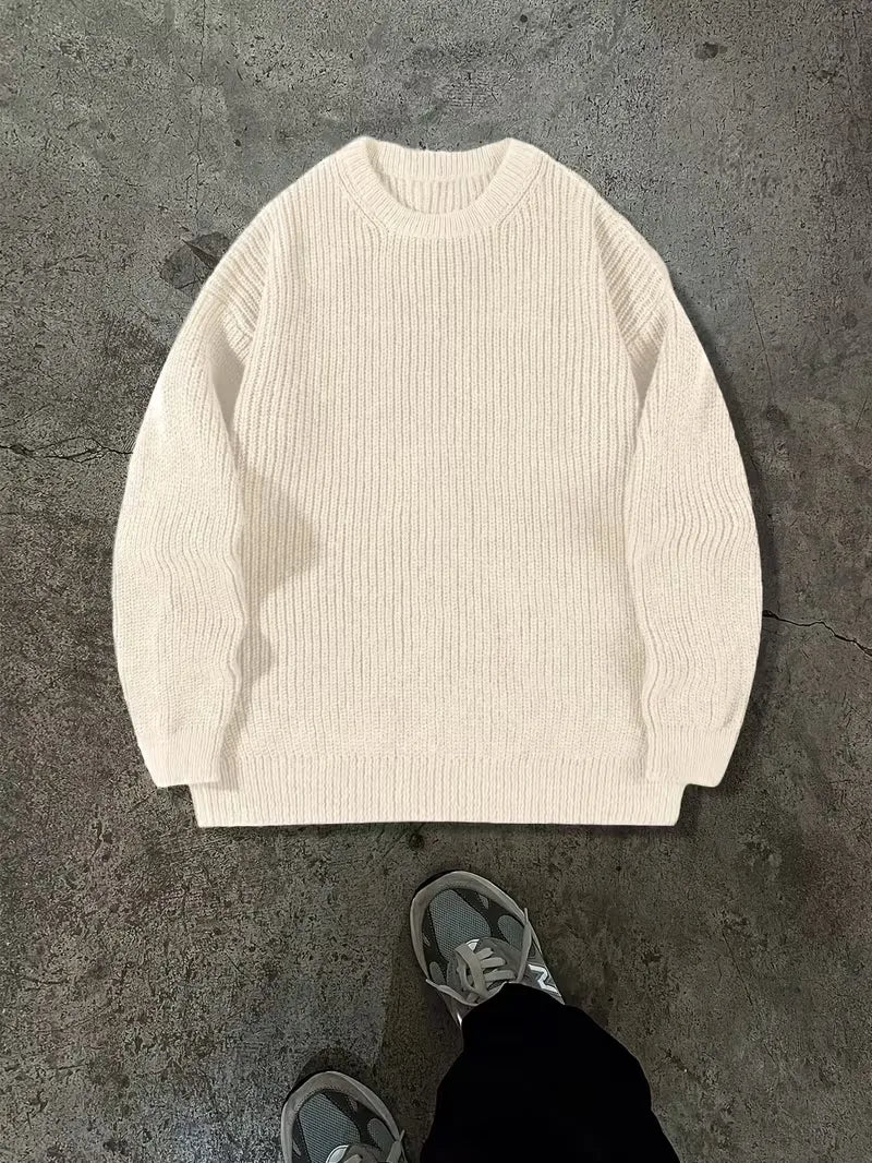 Oversized gebreide trui