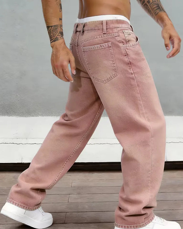 Straight jeans met vijf-pocket design