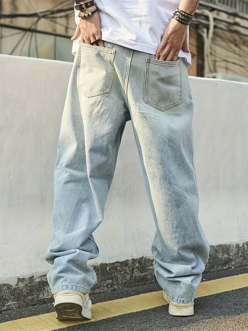 Loose fit jeans met vijf-pocket design