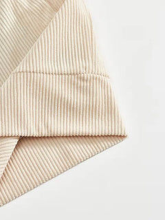 Lounge set met corduroy jacket