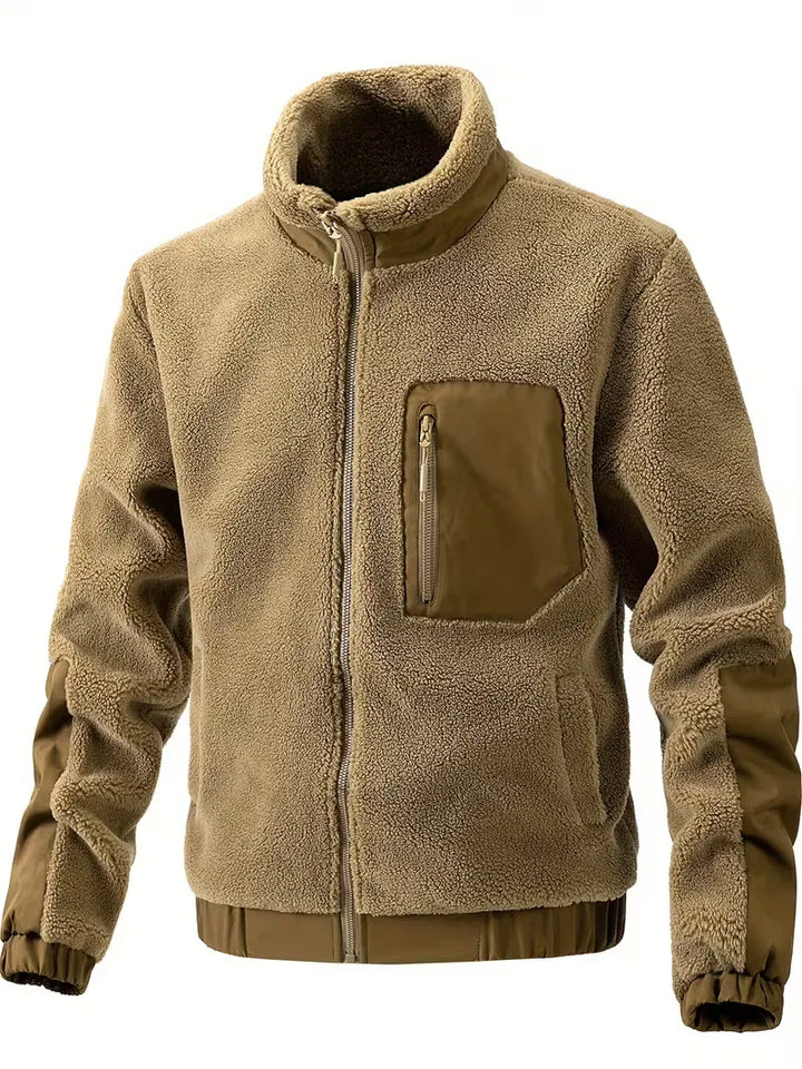 Bomberjack met fleece materiaal