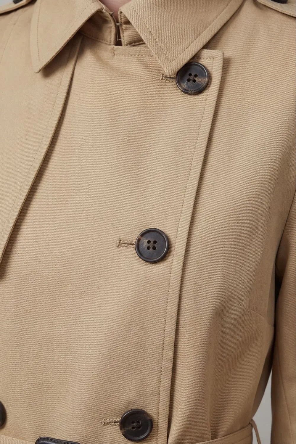 Trench coat met ceintuur