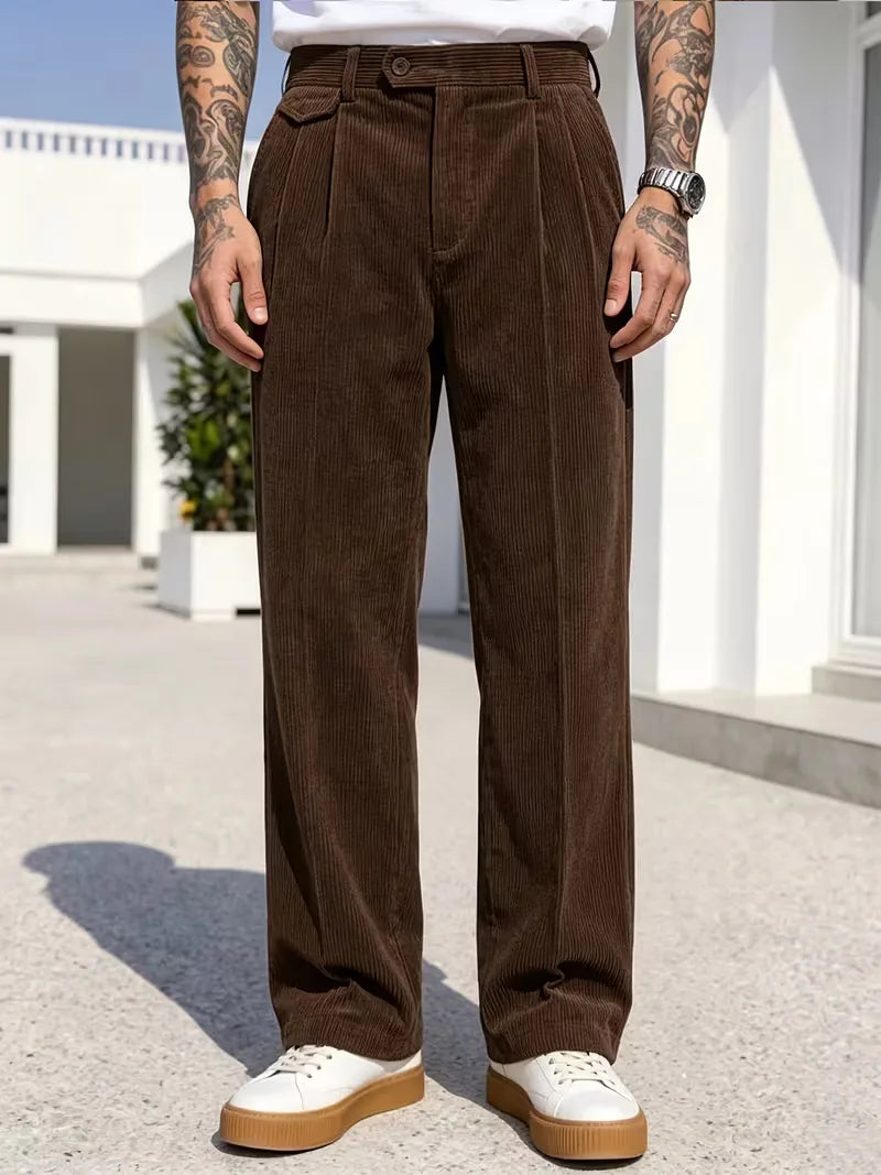 Pantalons met brede pasvorm