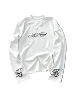 Longsleeve met cursieve print