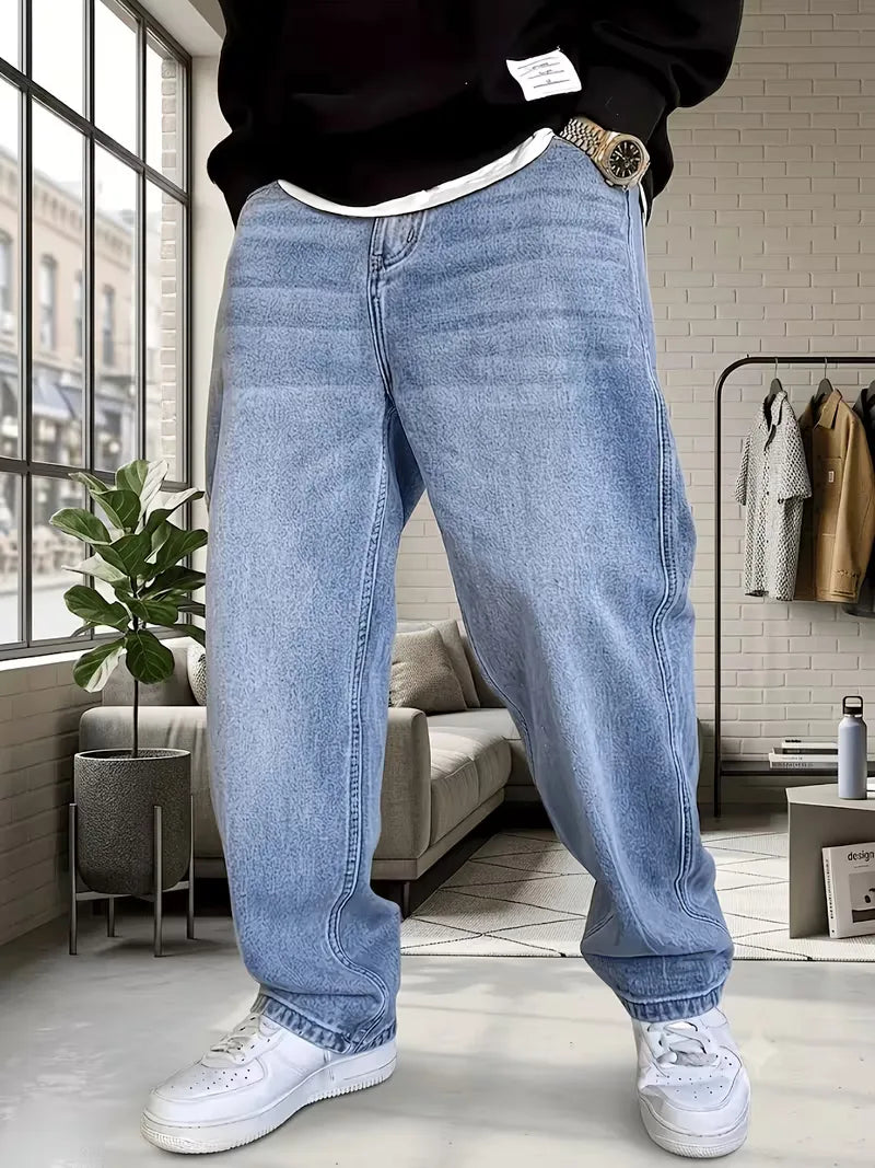 Straight jeans met vijf-pocket design