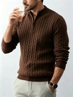 Kabeltrui met half-zip