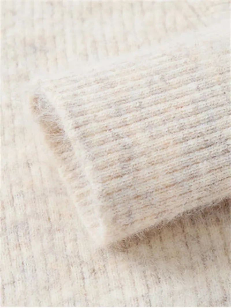 Cardigan met V-neck en voorzakken