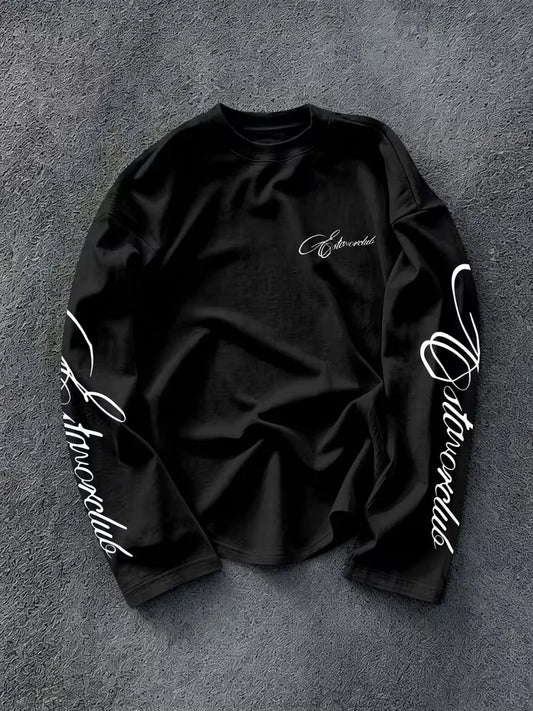 Longsleeve met crew neckline