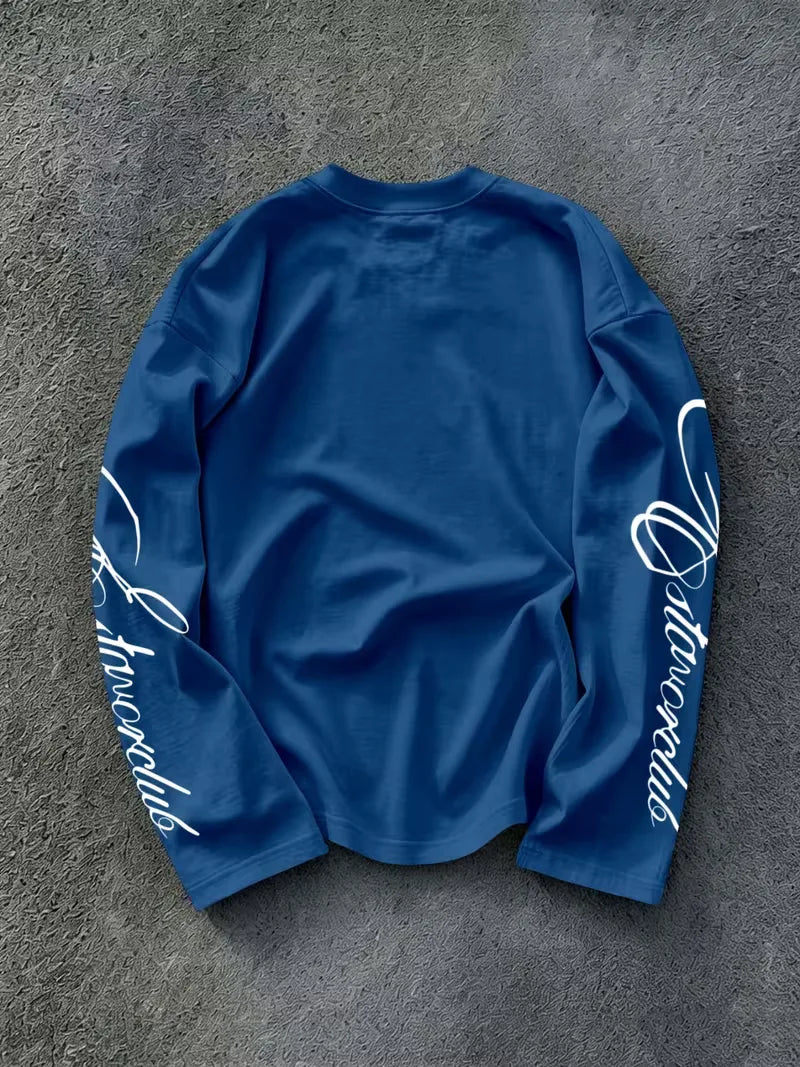 Longsleeve met crew neckline