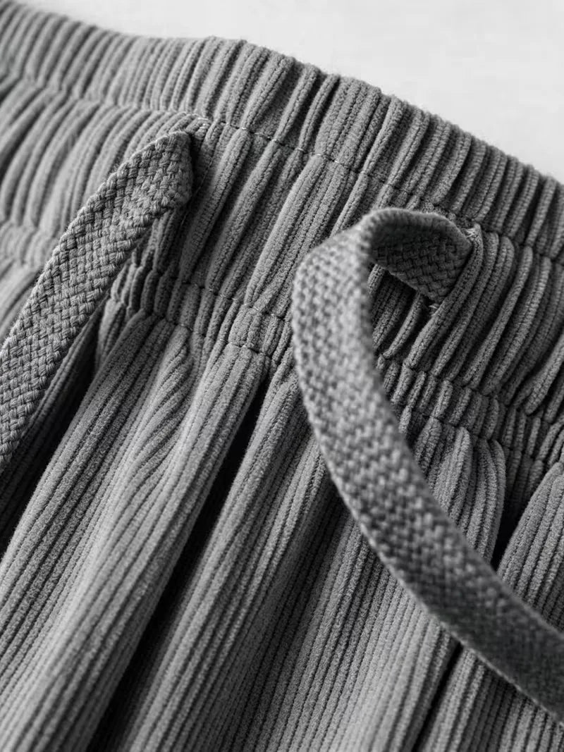 Lounge set met corduroy textuur