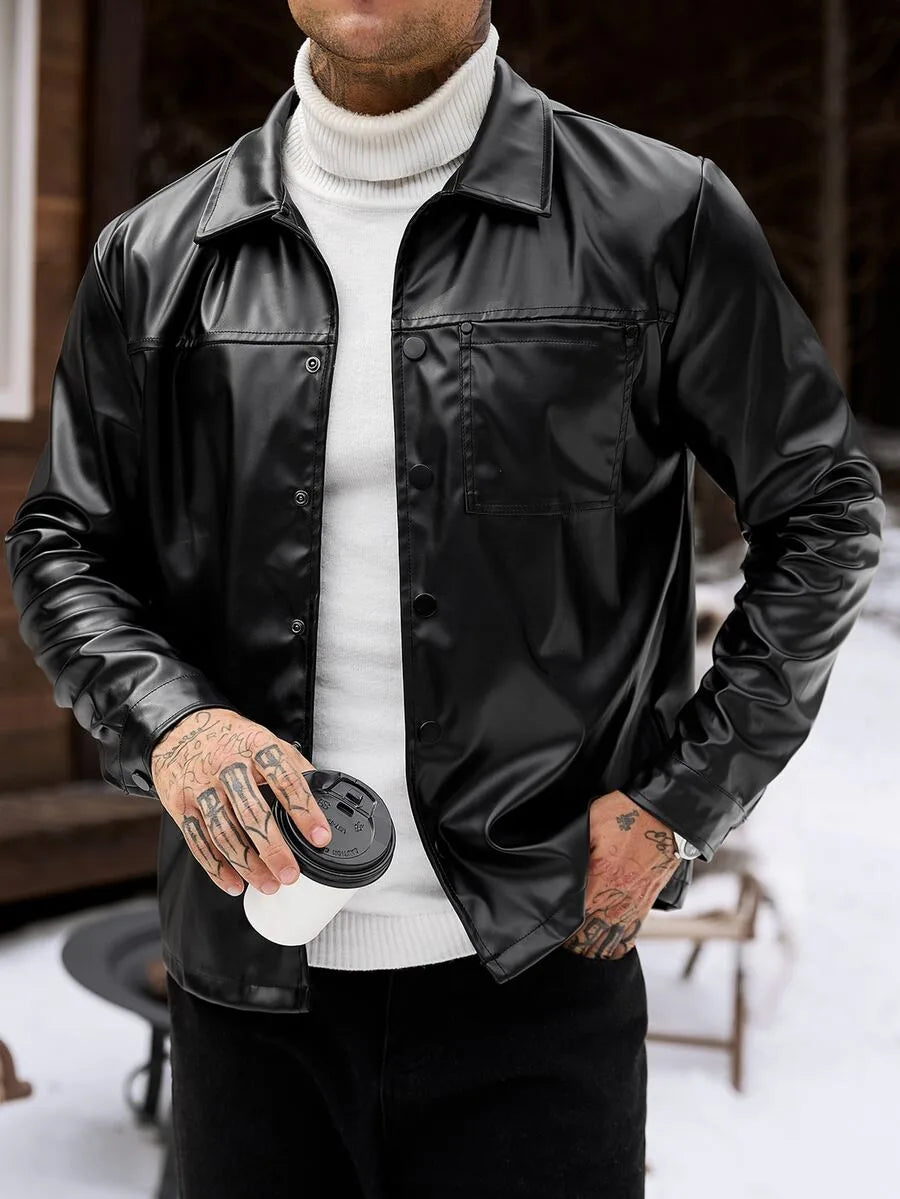 Overshirt met borstzak