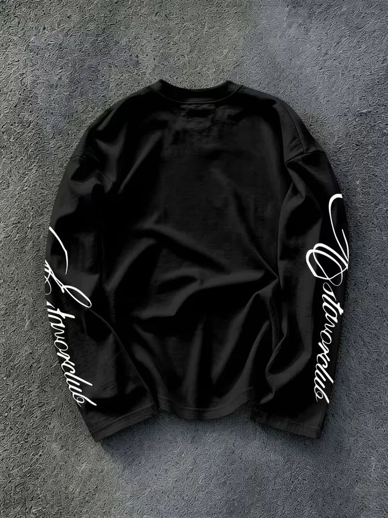 Longsleeve met crew neckline